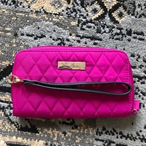 Vera Bradley Wallet Clutch Fuchsia